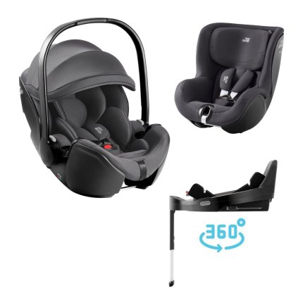RÖMER Baby-Safe Pro + Vario Base 5Z + Dualfix 5Z Classic Deep Grey