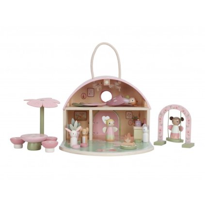 LITTLE DUTCH Domeček pro víly dřevěný přenosný Fairy Garden