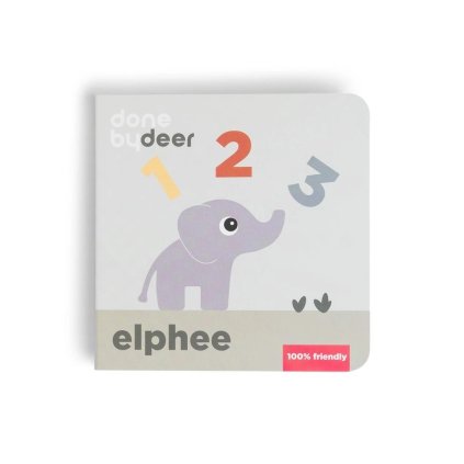 DONE BY DEER Aktivní knížka Elphee Counting mix barev