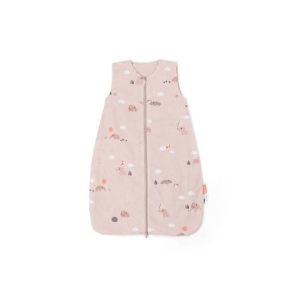 DONE BY DEER Spací pytel Playground 90cm/Tog 2.5 růžový