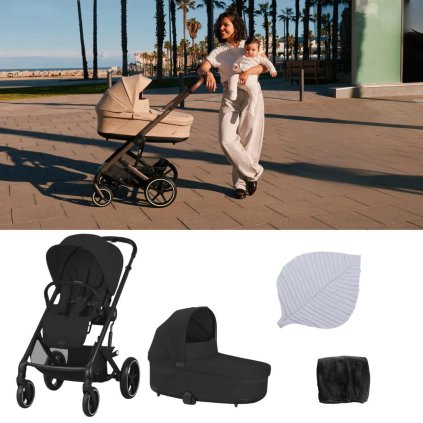 CYBEX Balios S Lux set od narození A Moon Black
