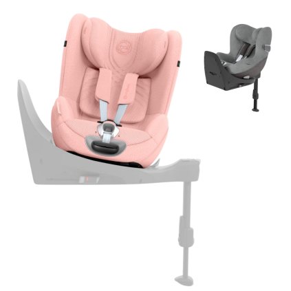 CYBEX Platinum Sirona T i-Size Plus Peach Pink + letní potah Grey