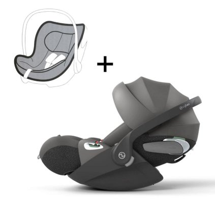 CYBEX Platinum Cloud T i-Size Mirage Grey + letní potah Grey