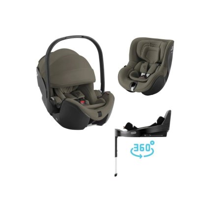 RÖMER Baby-Safe Pro + Vario Base 5Z + Dualfix 5Z Lux Urban Olive