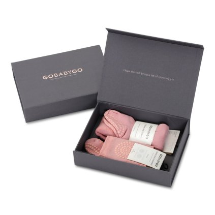 GOBABYGO Protiskluzový startovací set Soft Pink