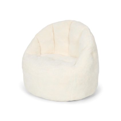 LITTLE DUTCH Křeslo dětské plyšové Soft White