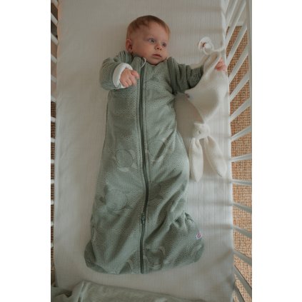 LODGER Spací pytel s rukávy Matcha Silk