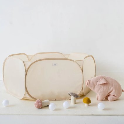 3 SPROUTS Suchý bazének Recycled Solid/Beige