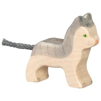 HOLZTIGER Dřevěná figurka Kočka