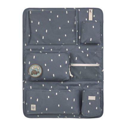 LÄSSIG Organizér do auta Wrap-to-Go Happy Prints Midnight Blue
