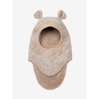 HUTTELIHUT Vlněná kukla s ušima Camel Melange