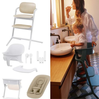 CYBEX Lemo 4-in-1 + Učící věž Sand White