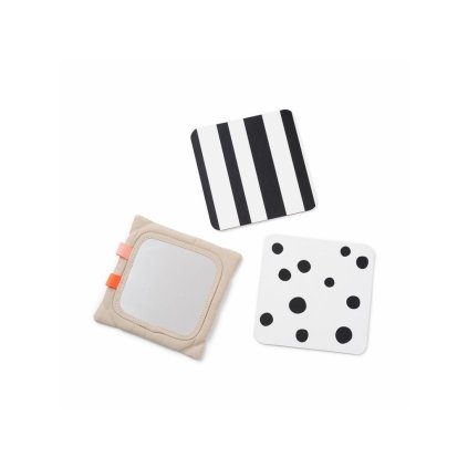 DONE BY DEER Dětské kontrastní karty s držákem Deer friends