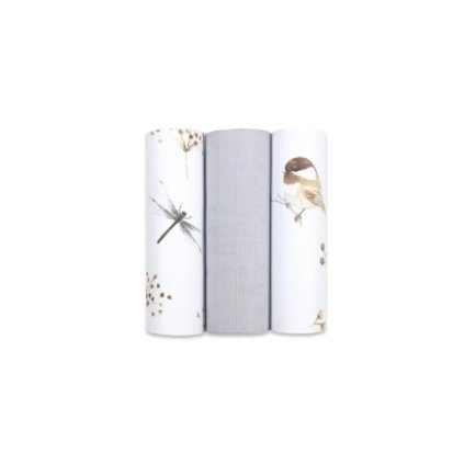 NANNA Mušelínové pleny 3 ks Birds