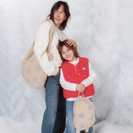 STUDIO NOOS Taška Mom Bag Teddy Flower Hearts