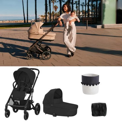 CYBEX Balios S Lux set od narození B Moon Black