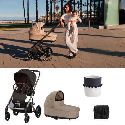 CYBEX Balios S Lux set od narození B Brown/Beige