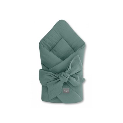 SLEEPEE Mušelínová zavinovačka Ocean Green Světlejší Zelená