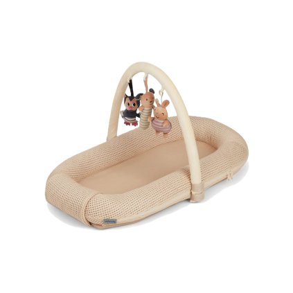 CARLO BABY Hnízdečko s hrazdičkou Beige