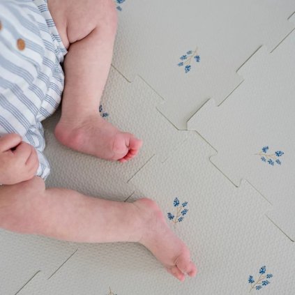 3 SPROUTS Pěnová hrací podložka Blueberry/Taupe