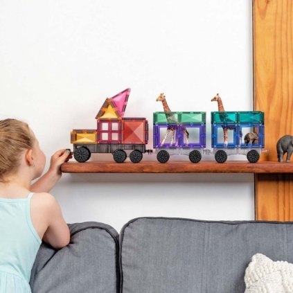 CONNETIX Magnetická stavebnice Pastel Transport Pack 50 ks