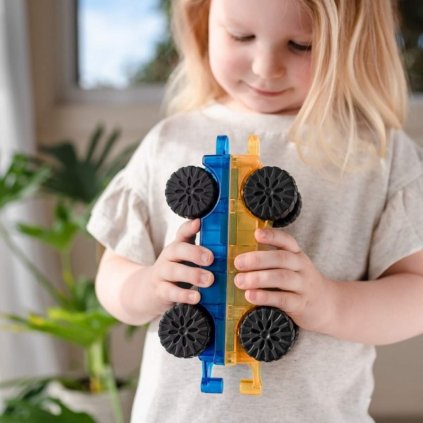 CONNETIX Magnetická stavebnice Rainbow Car Pack 2 ks