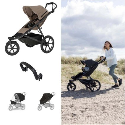 THULE Urban Glide 3 Sportovní kočárek s příslušenstvím B - Tinted Taupe