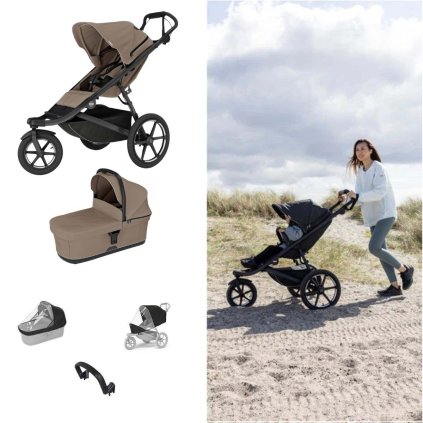 THULE Urban Glide 3 Kočárek od narození Set B - Tinted Taupe