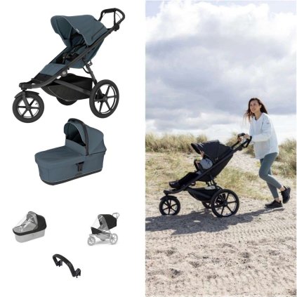 THULE Urban Glide 3 Kočárek od narození Set B - Dark Slate