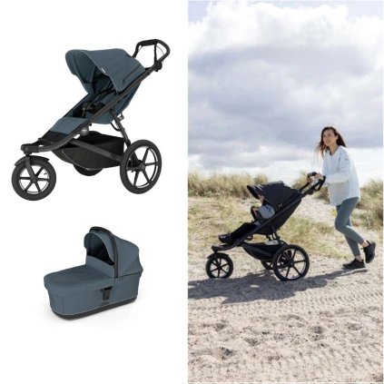 THULE Urban Glide 3 Kočárek od narození Set A - Dark Slate