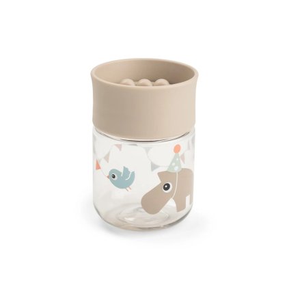 DONE BY DEER Netekoucí učící hrneček 360° Celebration pískový