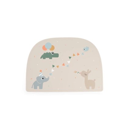 DONE BY DEER Silikonové prostírání Celebration pískové