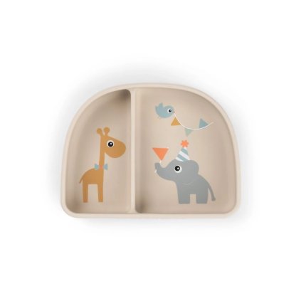 DONE BY DEER Stick and stay silikonová miska Celebration písková