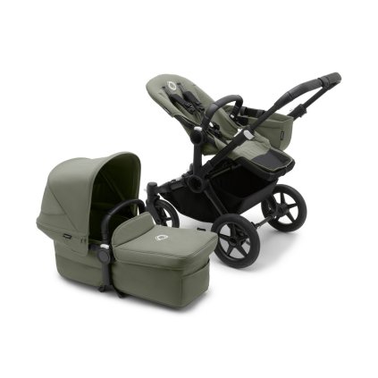 BUGABOO Donkey5 Kompletní kočárek Mono Black/Forest Green/Forest Green