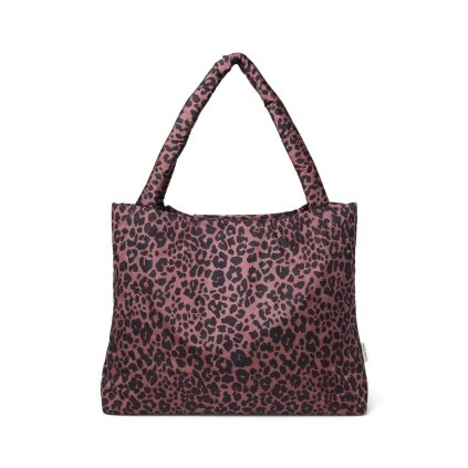 STUDIO NOOS Taška Mom Bag Puffy Red Leopard