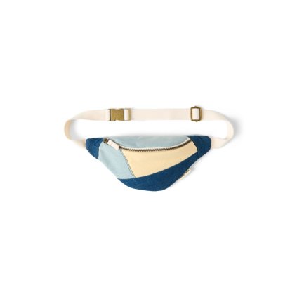 STUDIO NOOS Kabelka Patchwork Mini Fanny pack Denim