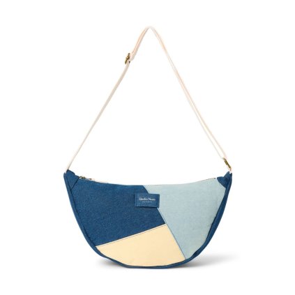 STUDIO NOOS Kabelka Patchwork Adult Fanny Denim