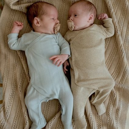 LODGER Overal novorozenecký Melange Beige vel. 50