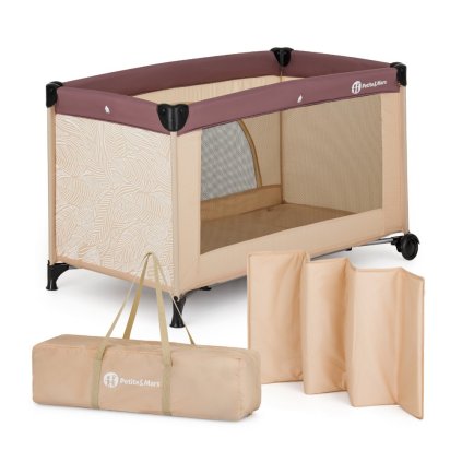 PETITE & MARS Postýlka cestovní Nyja Urban Jungle Sand