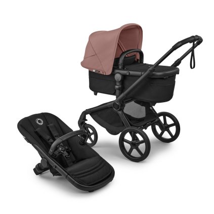 BUGABOO Fox5 Renew Kompletní kočárek Black/Heritage Black/Dusty Pink