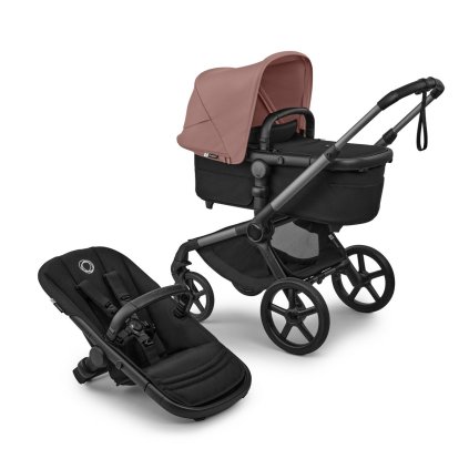 BUGABOO Fox5 Renew Kompletní kočárek Graphite/Heritage Black/Dusty Pink