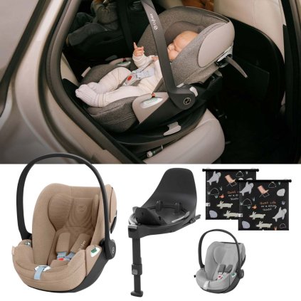 CYBEX Platinum Cloud T i-Size Plus Cozy Beige + báze a příslušenství