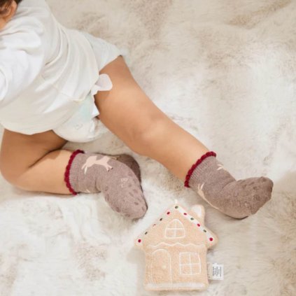 STERNTALER Protiskluzové ponožky na lezení 2 páry Fawn