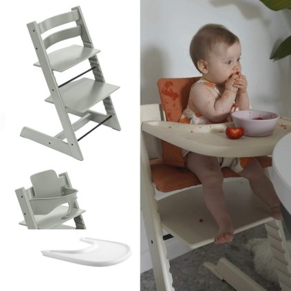 STOKKE Tripp Trapp Bundle + pultík Glacier Green