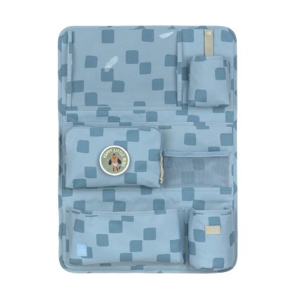 LÄSSIG Car Wrap-to-Go Pattern Party Blue