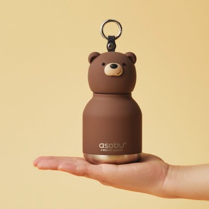 ASOBU Bestie Mini Termoláhev 200 ml Buttercup the Brown Bear
