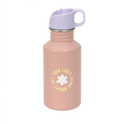 LÄSSIG Bottle Stainless Steel Pattern Party Rose/Lilac