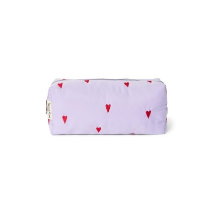 STUDIO NOOS Puffy Pouch Kabelka Purple Hearts