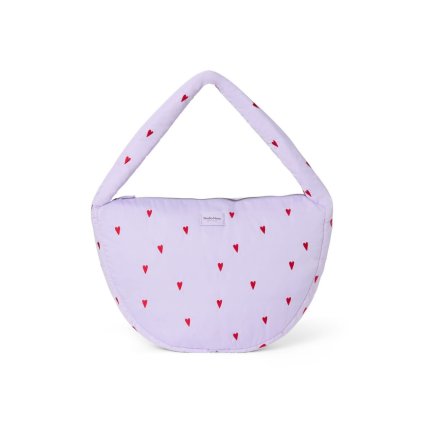 STUDIO NOOS Cross Body Puffy Bag Purple Hearts