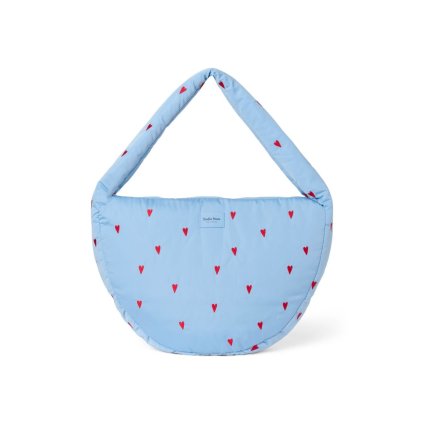 STUDIO NOOS Cross Body Puffy Bag Light Blue Hearts